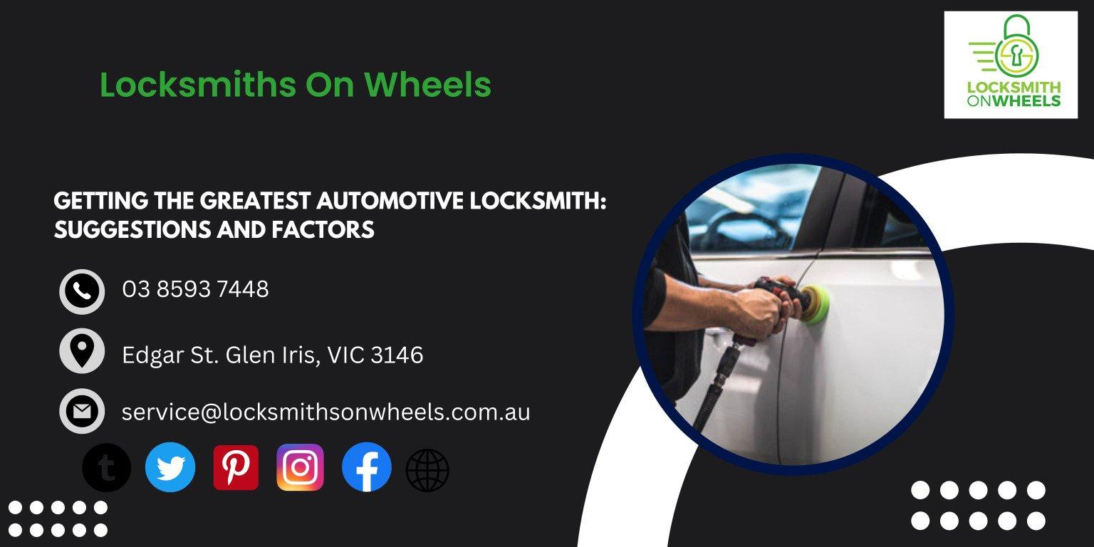 Automotive Locksmith