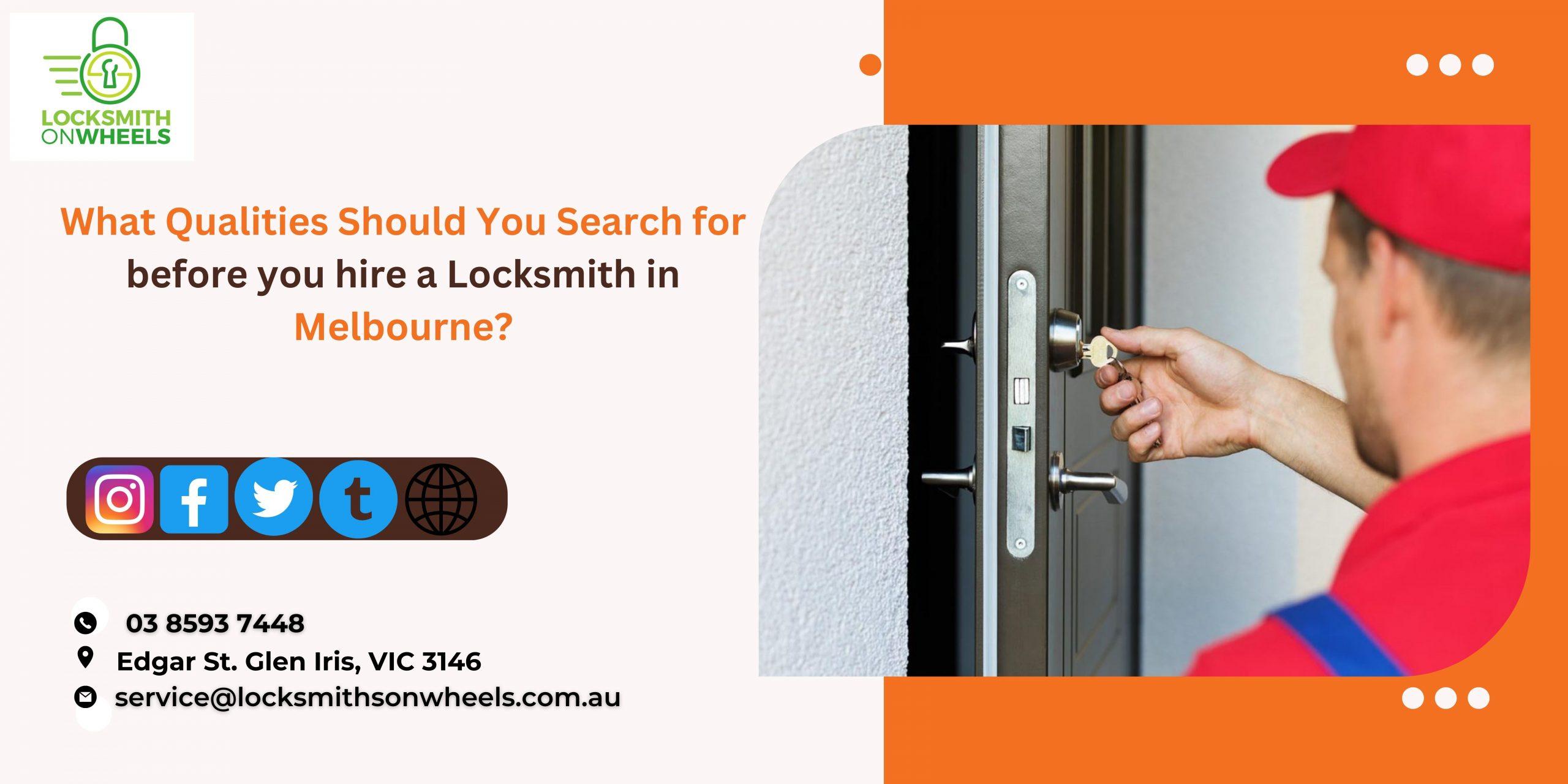 Locksmith in Melbourne